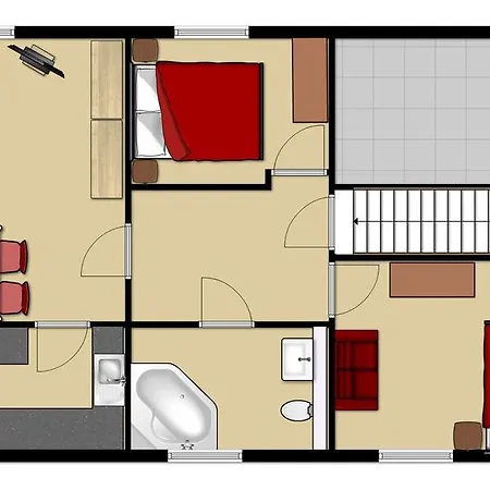 Appartement Stadtoase-potsdam Mit 2 Schlafzimmer Potsdam